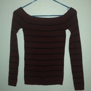 Off the shoulder sweater